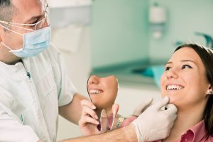 Dentist Working on Patient